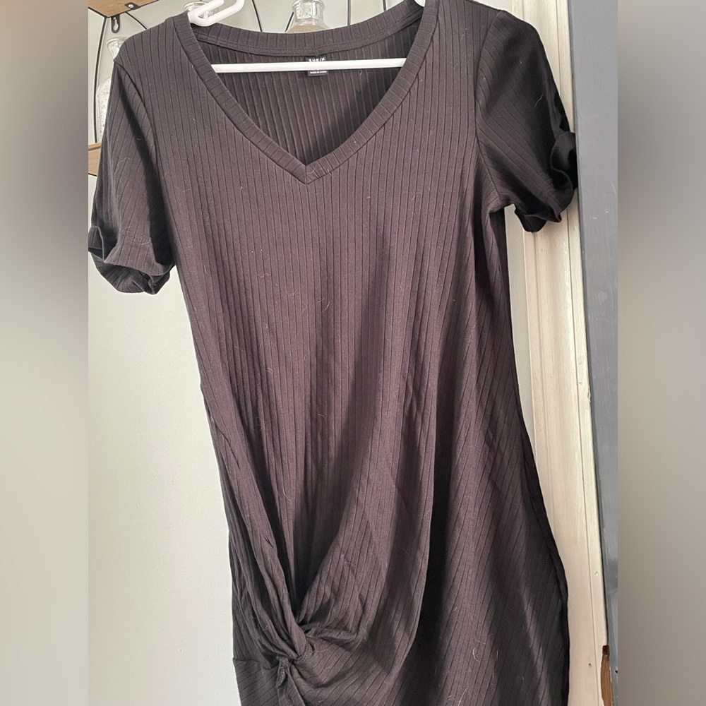 BLACK COTTON DRESS